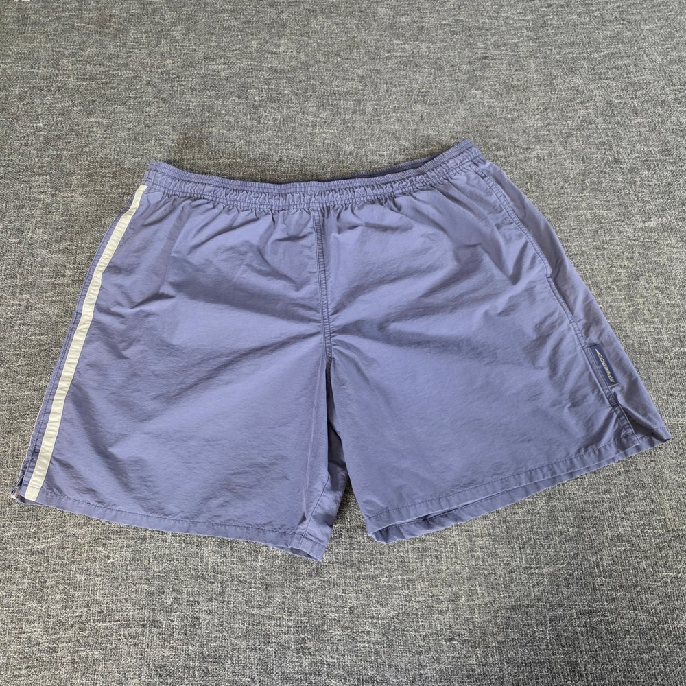 Speedo Mens Swim Trunks Blue Purple Mesh Lined Board Shorts Size L 435727